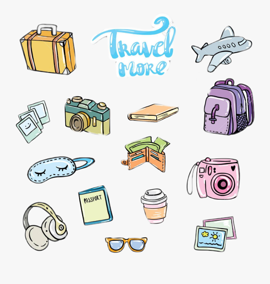 #travel #sticker #travelchallenge #challengeoftheday - Stickers For Suitcase Travel Clipart, Transparent Clipart