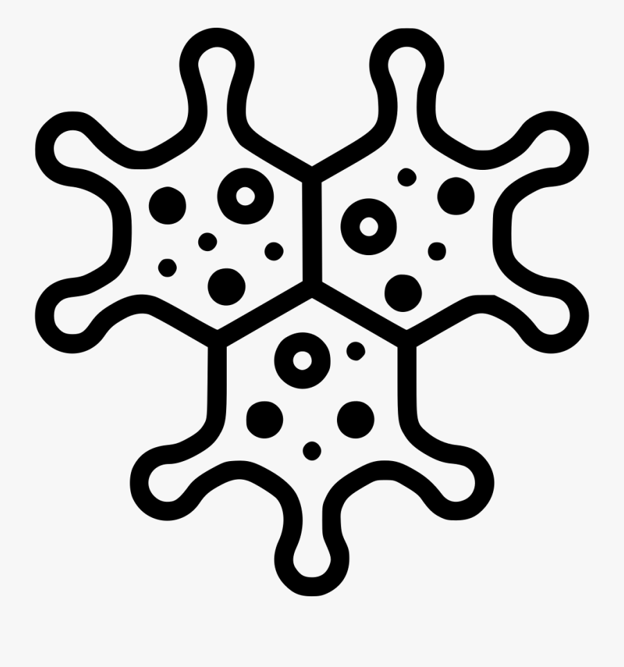 Transparent Bacteria Clipart - Transparent Bacteria Black And White Clipart, Transparent Clipart