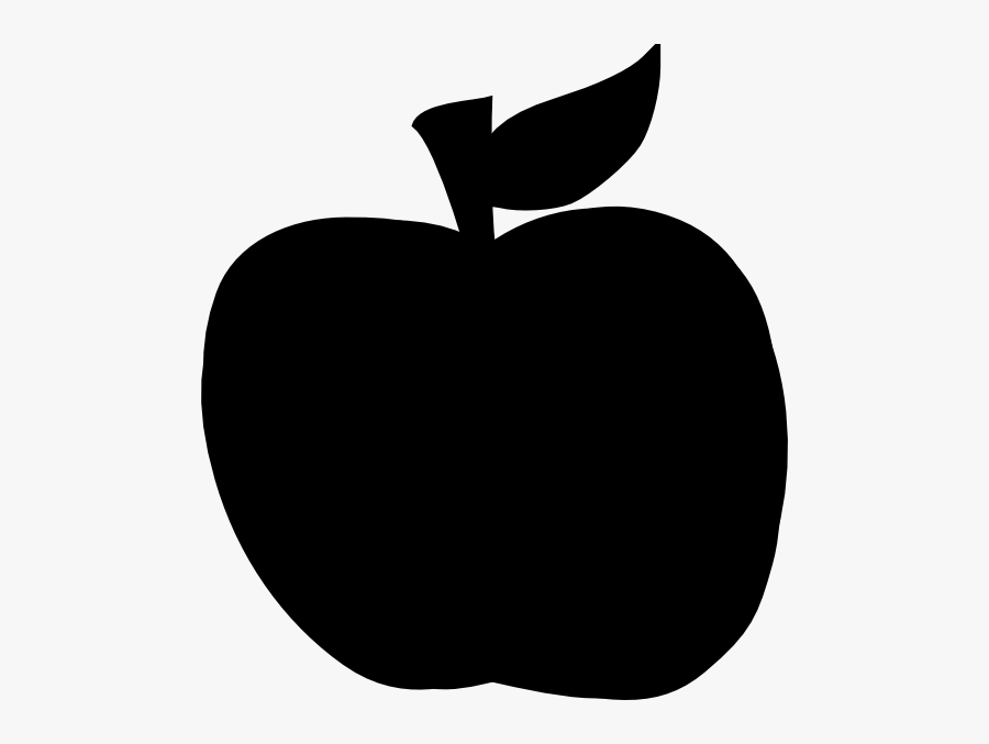 Apple Svg Silhouette Clip Art At Clker - Apple Fruit Icon Png, Transparent Clipart