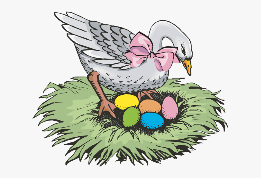 Nest 20clipart - Duck And Egg Cartoon Png, Transparent Clipart