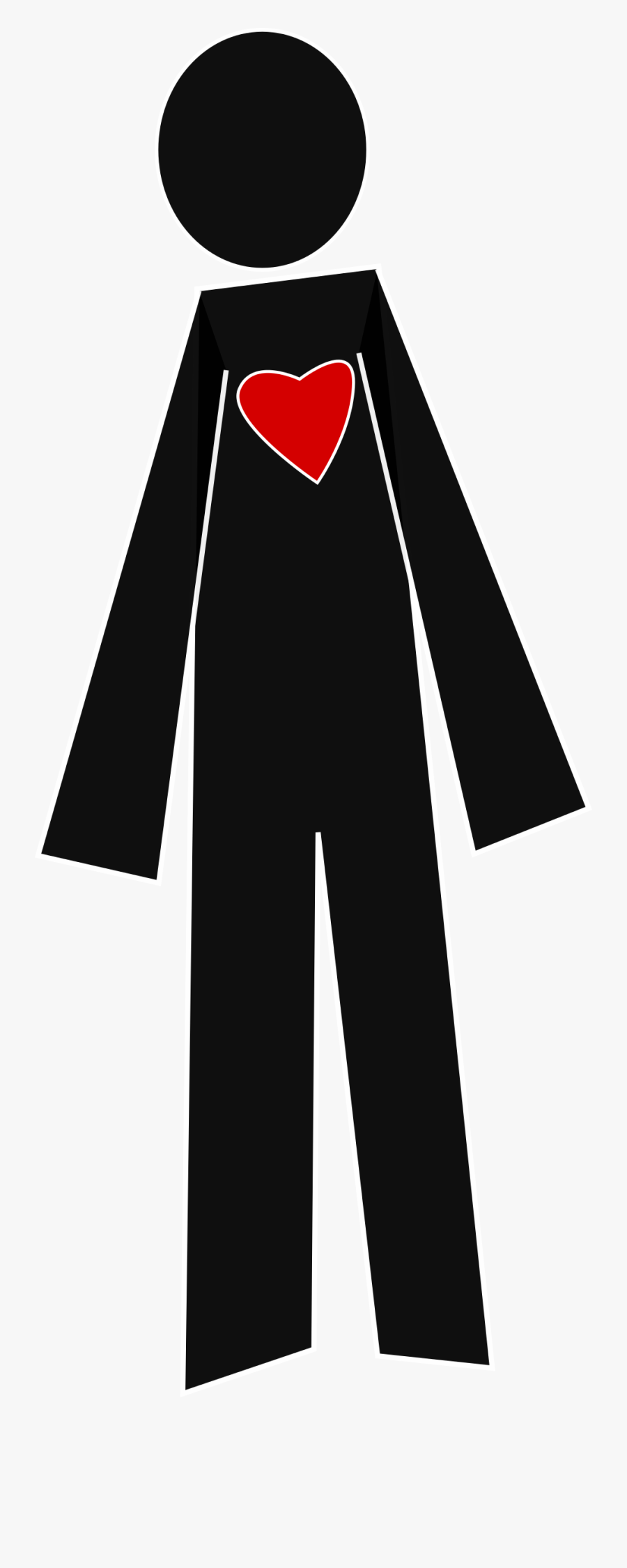 Clipart Of Person Thinking Clipartmonk Free Clip Art - Person With Heart Cartoon, Transparent Clipart