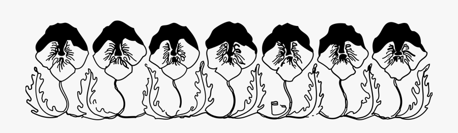 Pansy Clipart, Transparent Clipart