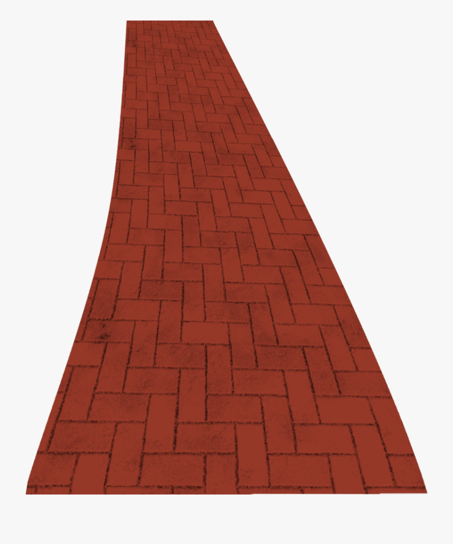 Brick Road - Red Brick Road Cartoon, Transparent Clipart