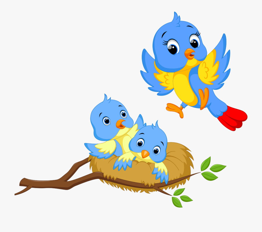 Bird Nest Png - Imagenes De Pajaro En Caricatura, Transparent Clipart