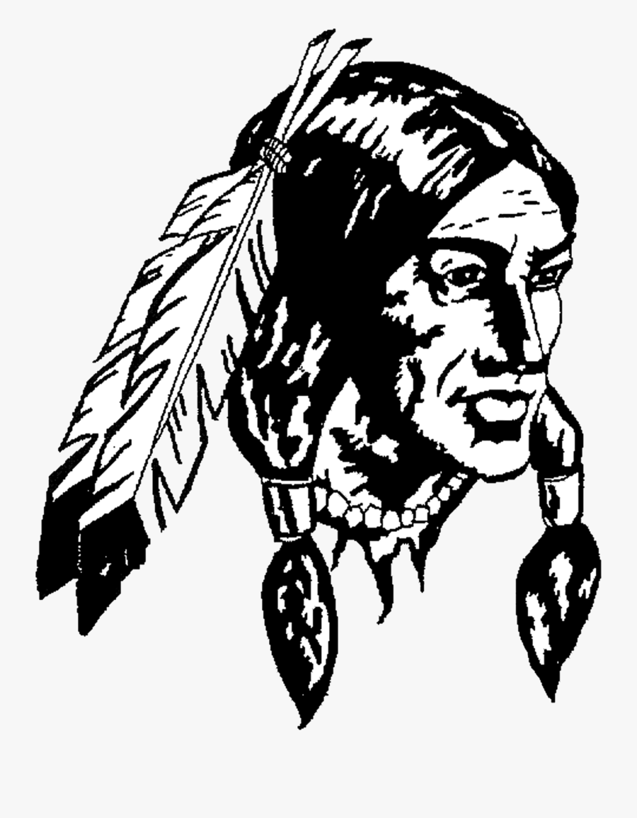 Indians Clipart Indian Creek - Central High School Indian, Transparent Clipart