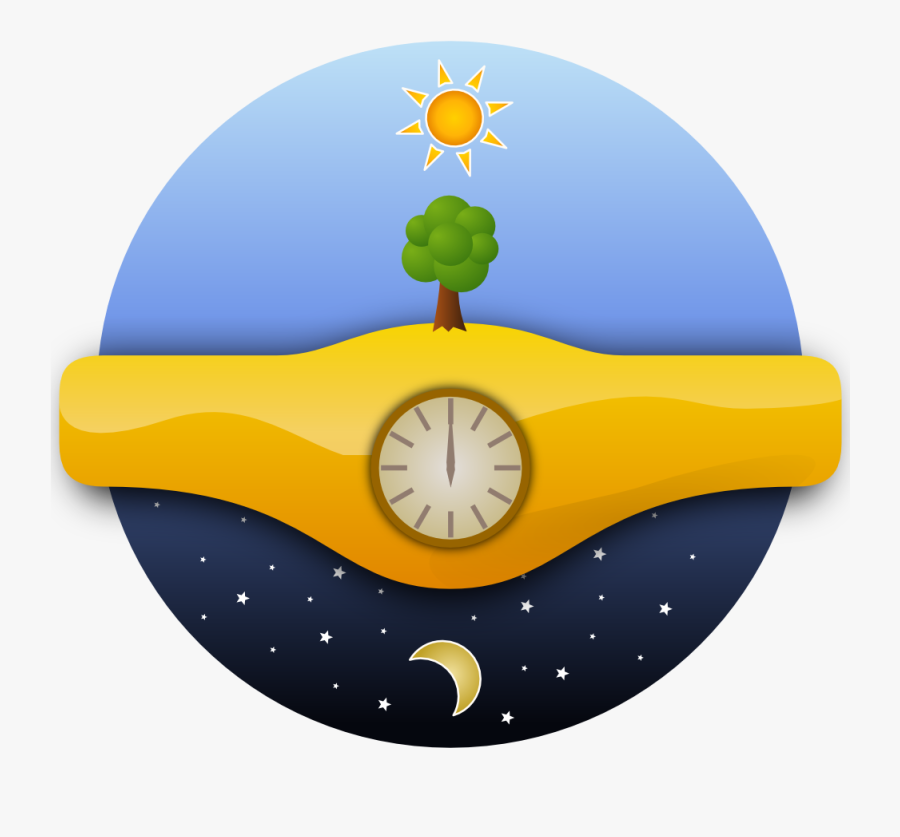 Day Clipart Ernes Giorno E Notte Night And Day Clip - Morning Afternoon Evening Night Midnight, Transparent Clipart