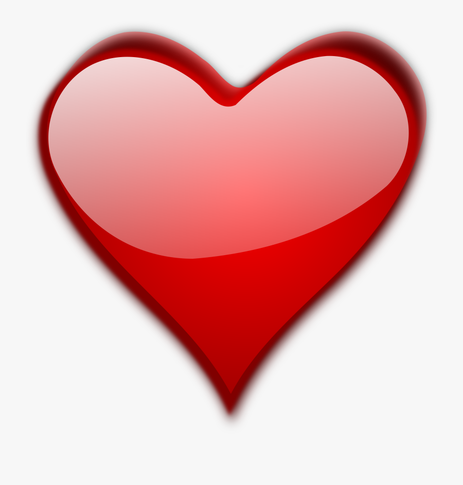 Valentines Day Heart, Transparent Clipart