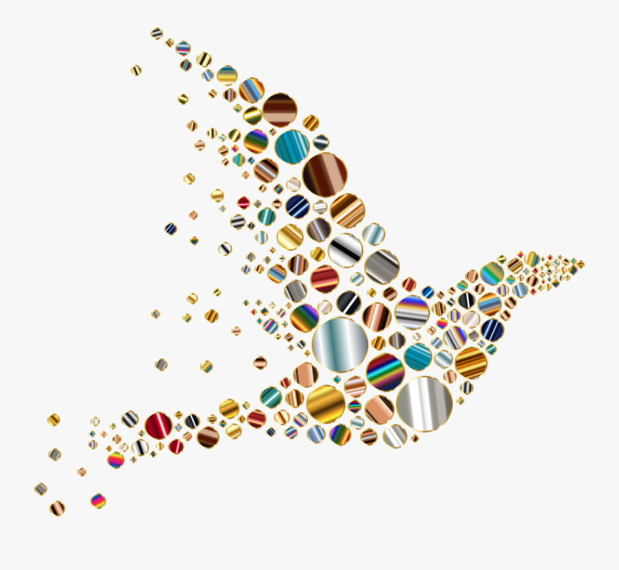 Bird Vectors In A Circle, Transparent Clipart