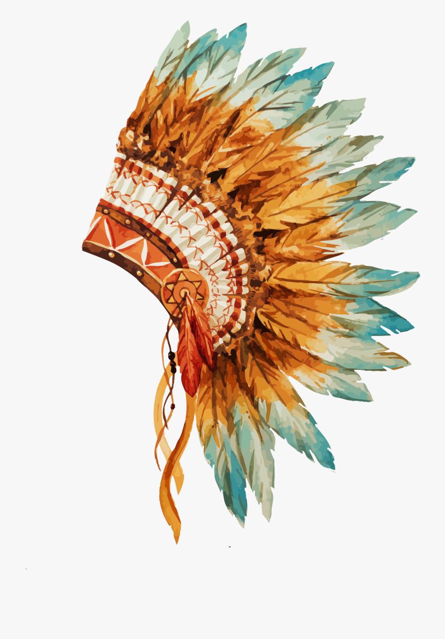 Clip Art Indigenous Peoples Of The - Chief Indian Hat Png, Transparent Clipart