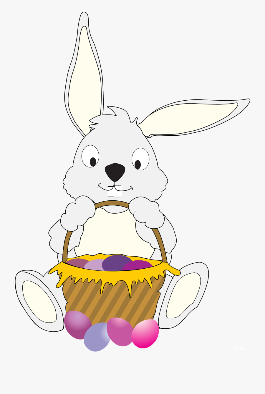Happy Easter Clipart - Cartoon, Transparent Clipart