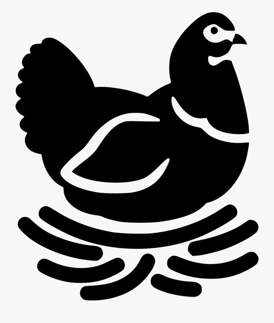 Hen Chicken Brood Svg - Chicken, Transparent Clipart
