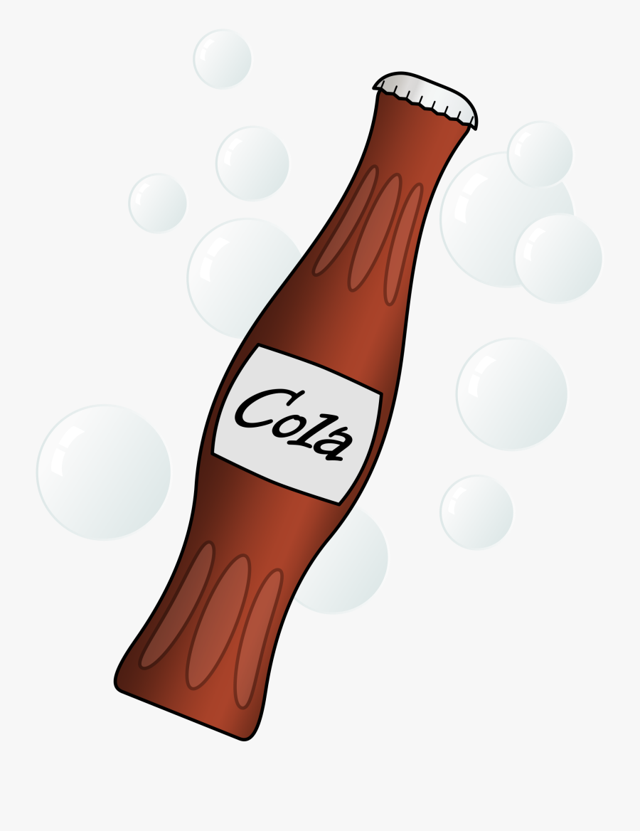 Soda Summer Free On - Soda Transparent Background Bottle Clipart, Transparent Clipart