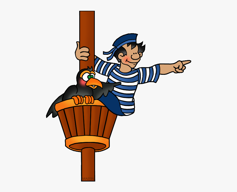 Crow"s Nest - Clipart Christopher Columbus Png, Transparent Clipart