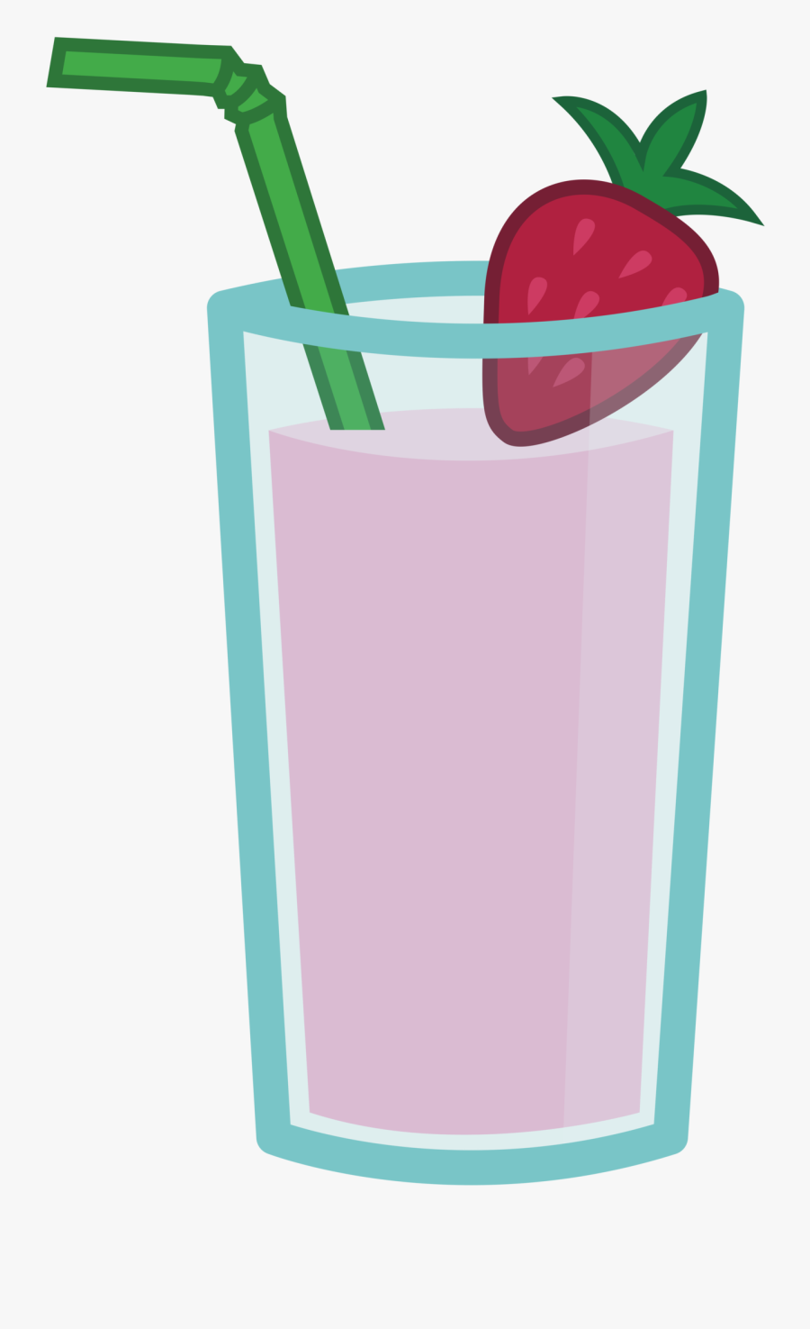 Drink Clipart Smoothie Cup Pencil And In Color Drink - Strawberry And Banana Smoothie Cartoon, Transparent Clipart