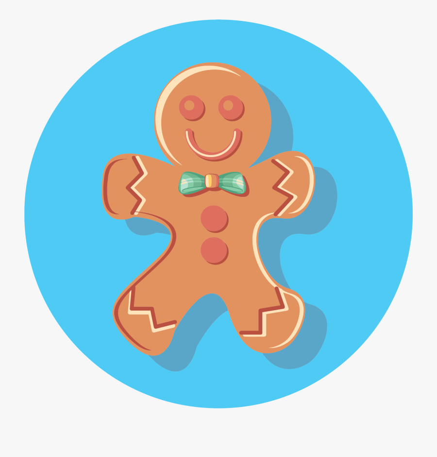 Man - Gingerbread Man Picture Png, Transparent Clipart