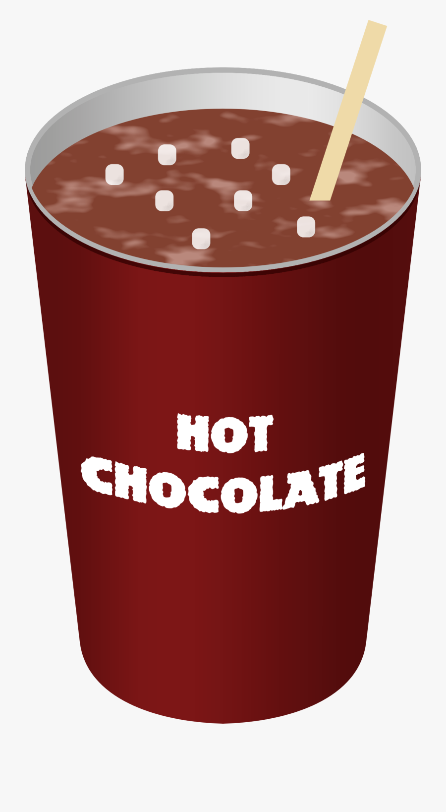 Drink,cup,hot Chocolate - Hot Chocolate In A Cup Clipart, Transparent Clipart