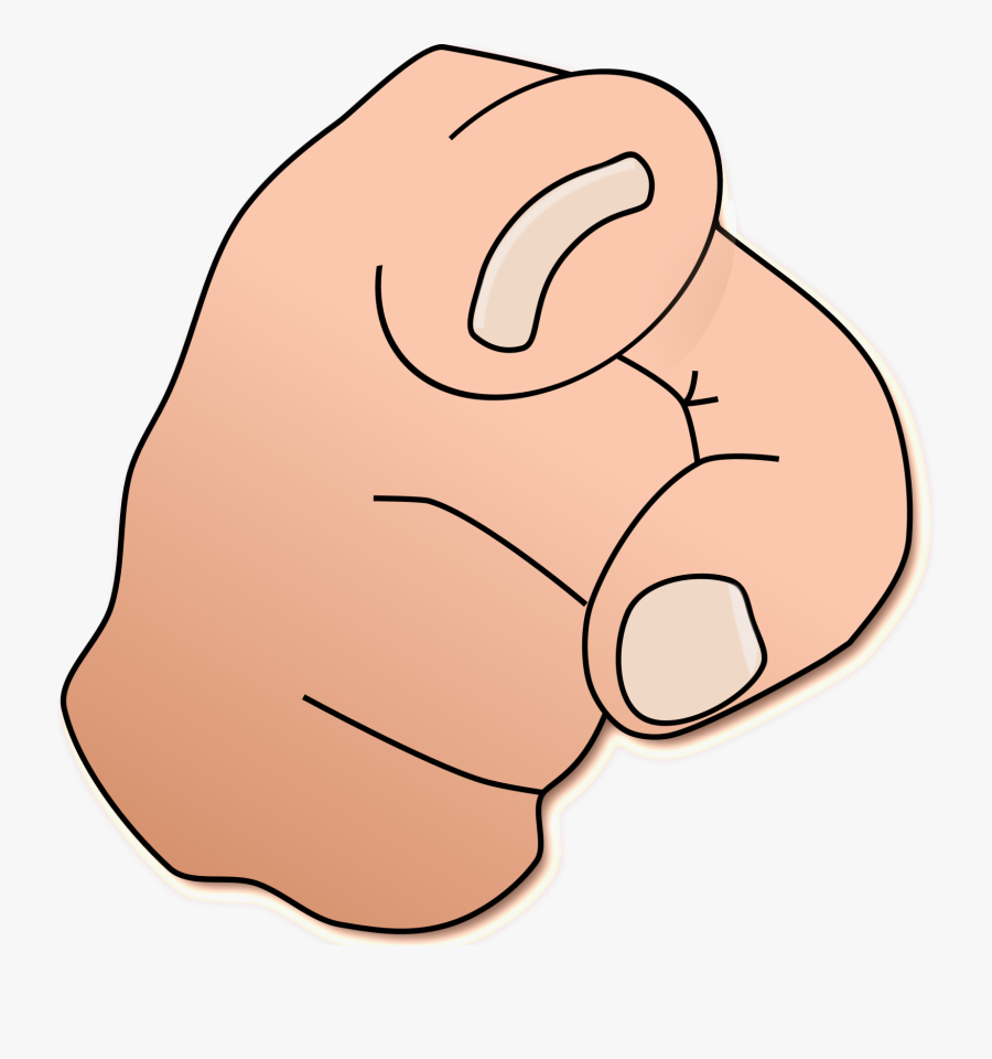 Empty - Nest - Clipart - Clipart Pointing Finger, Transparent Clipart