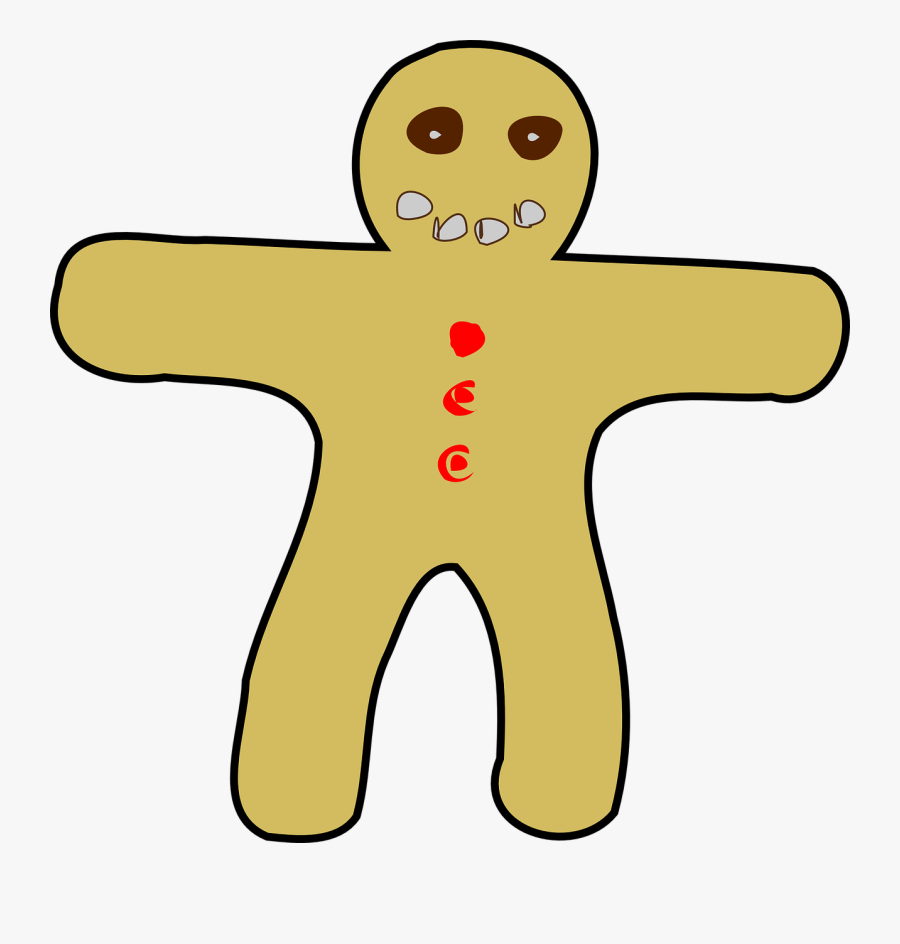 Gingerbread, Transparent Clipart