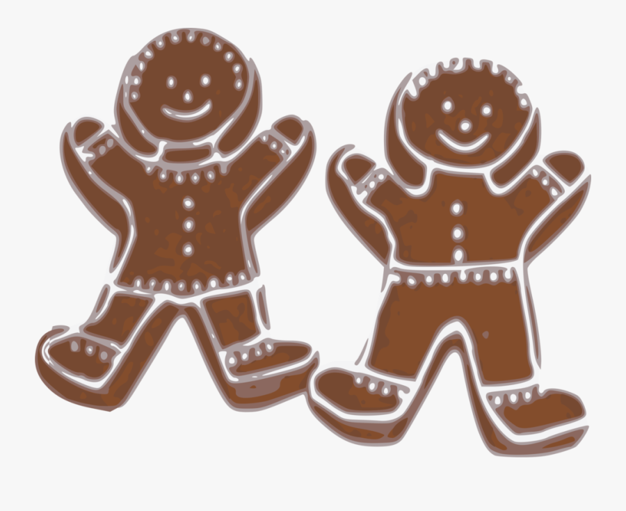 Transparent Gingerbread Men Clipart - Gingerbread Cookies, Transparent Clipart