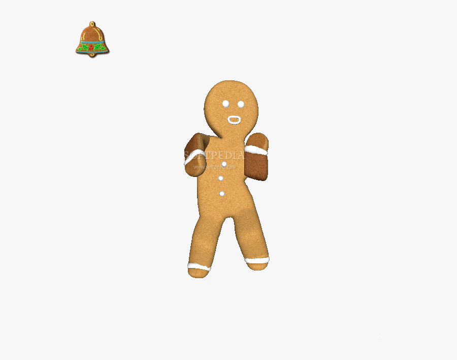 Gingerbread Man Clipart Gif - Transparent Shrek Dance Gif, Transparent Clipart