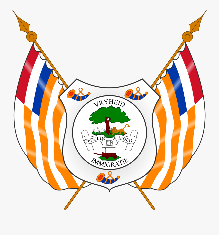 Coat Of The Free - Orange Free State Republic, Transparent Clipart