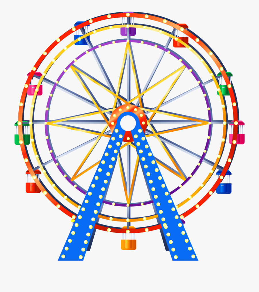 Ferris Wheel Png Clip Art - Transparent Ferris Wheel Png, Transparent Clipart