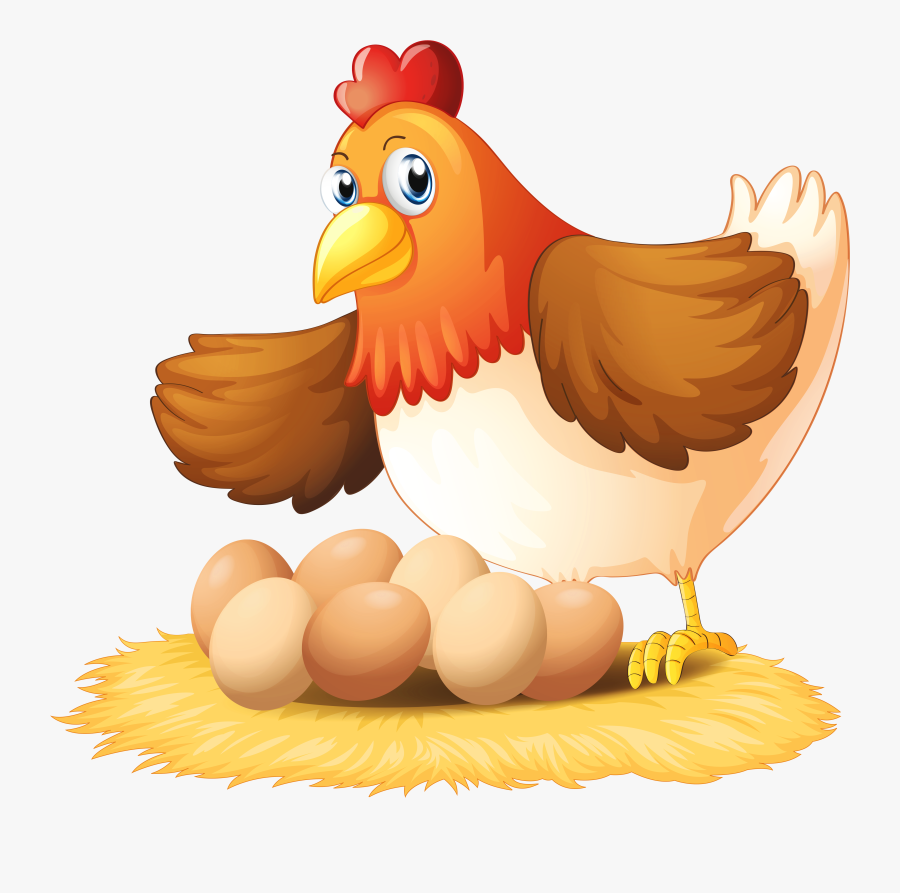 Hen With Eggs Png Clipartu200b Gallery High Quality - Hen Clipart, Transparent Clipart