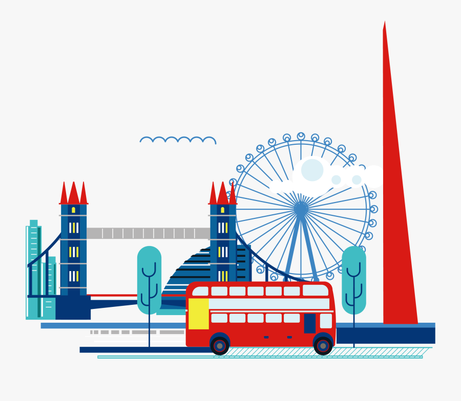 London Clipart Ferris Wheel London - London Clipart, Transparent Clipart