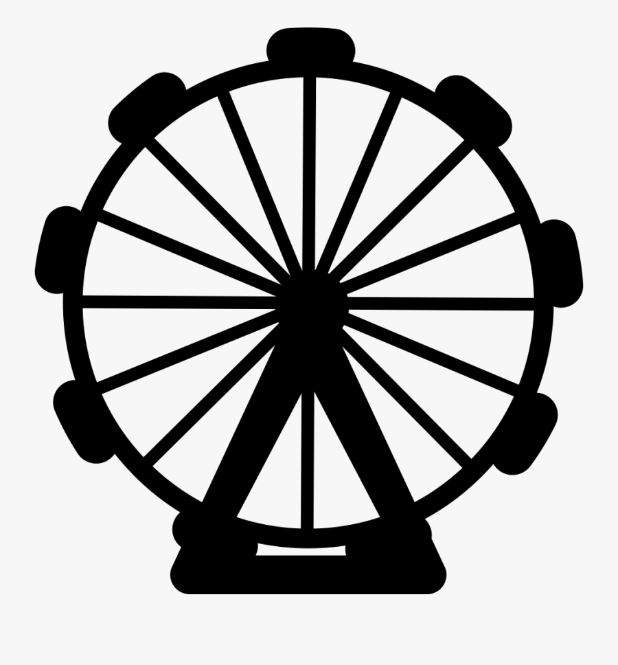 Ferriswheel - Wheel With Spokes Clipart, Transparent Clipart