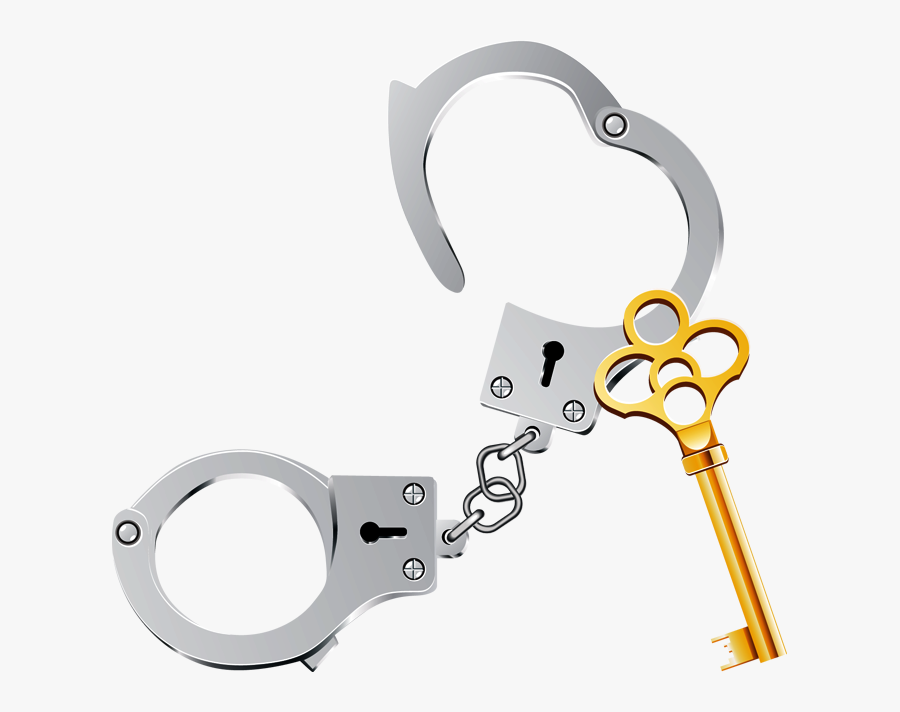 Clipart Handcuffs - Police Handcuffs Clipart, Transparent Clipart