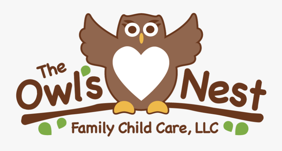 Nest Clipart Owl Nest - Cartoon Owls In A Nest, Transparent Clipart