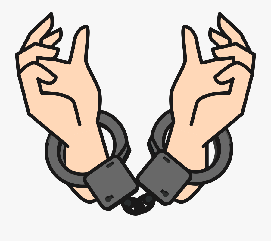 Handcuffs - Hand Cuffs Clip Art, Transparent Clipart