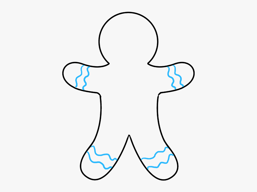 How To Draw A Gingerbread Man, Transparent Clipart