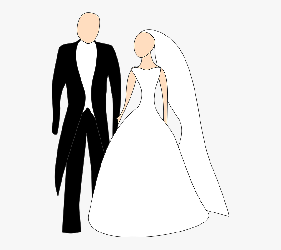 Broom Wedding Free Vector Black And White Indian Bride And Groom