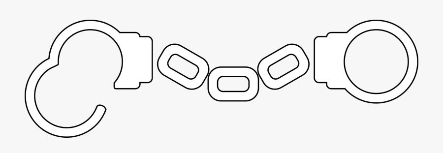 Clipart - White Handcuffs Png, Transparent Clipart