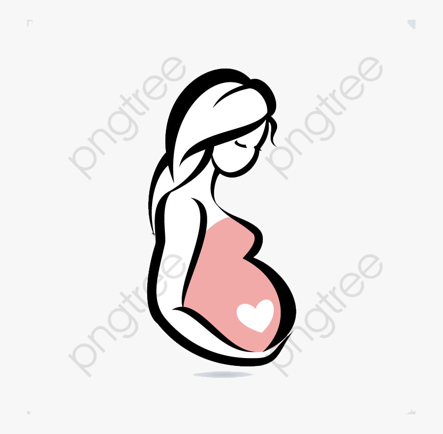 Cartoon Pregnant Pictures, Cartoon Clipart, Pregnant - Doula, Transparent Clipart