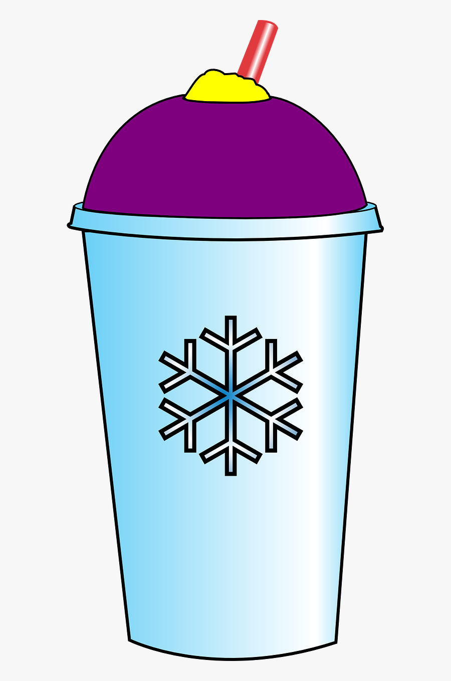 Transparent Snow Flurry Png - Slushy Clip Art, Transparent Clipart