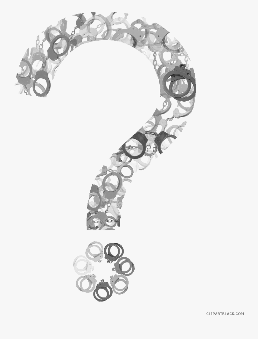 Handcuffs Clipart Tool - Cool Question Mark Png, Transparent Clipart