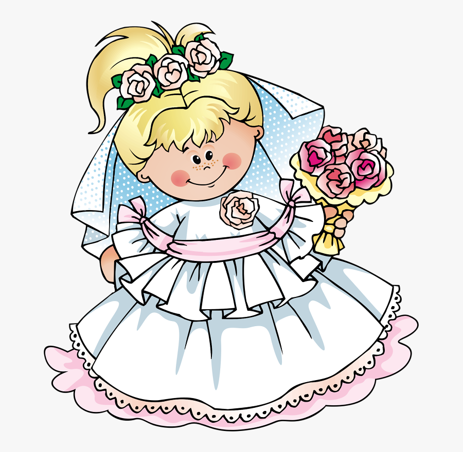 Groom Clipart Wife - Cartoon Clipart Bride, Transparent Clipart