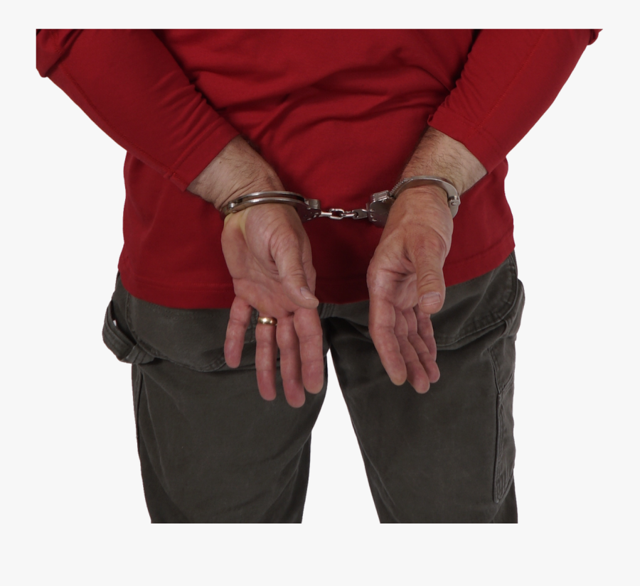 Jpg Library Download Handcuffs Clipart Cuffed Hand - Handcuffing Techniques, Transparent Clipart