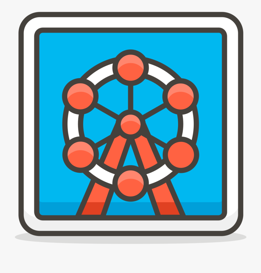 596 Ferris Wheel - Ferris Wheel, Transparent Clipart
