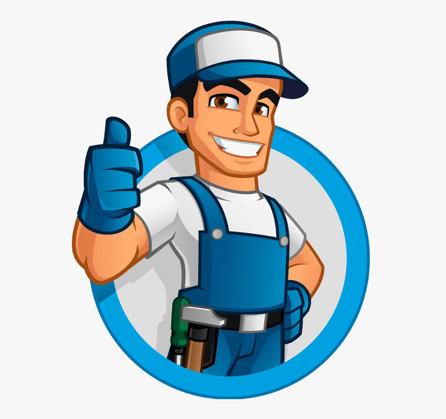 True Help Llc - Handyman Character, Transparent Clipart