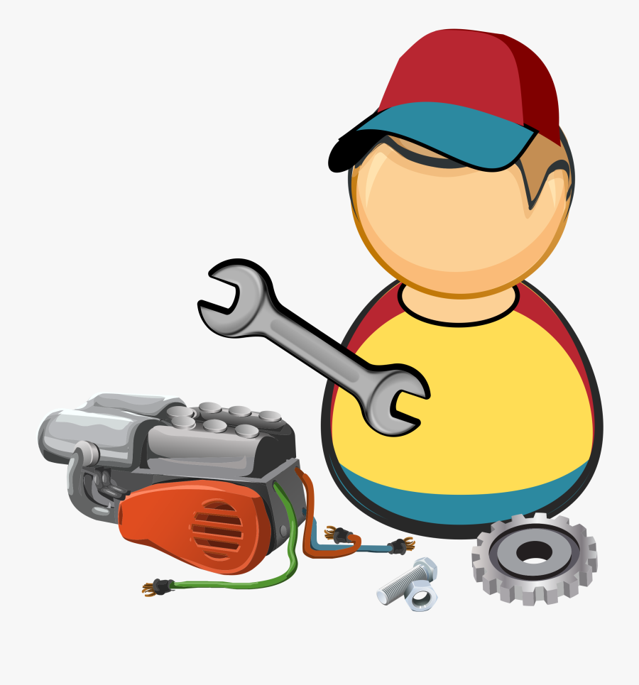 Clip Art Mechanic Clipart Free - Car Mechanic Icon Png, Transparent Clipart