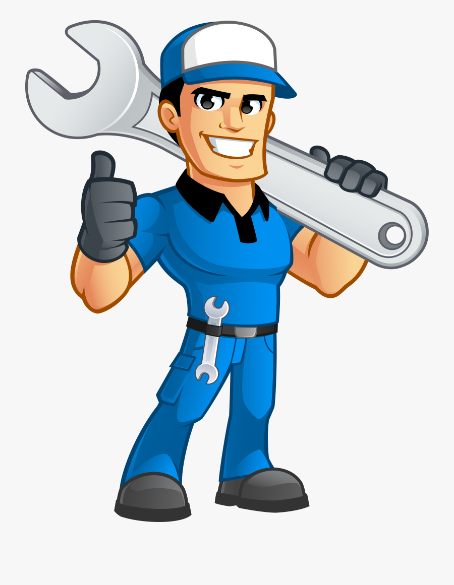 Vector Royalty Free Library Car Mechanic Clipart - Mechanic Clipart Png, Transparent Clipart