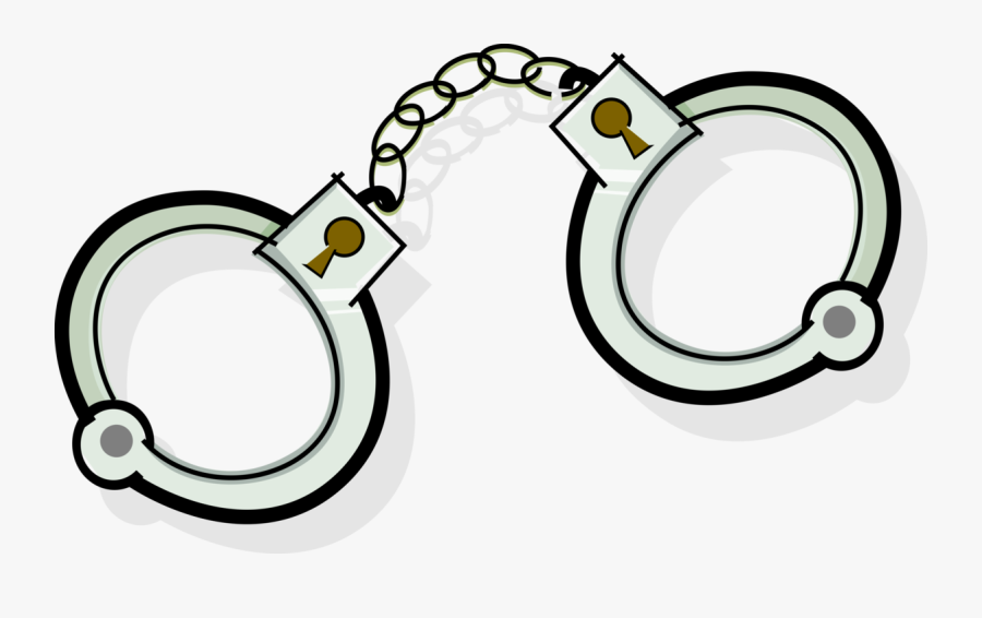 Clip Art Handcuffs Physical Restraint Image - Algemas Png, Transparent Clipart