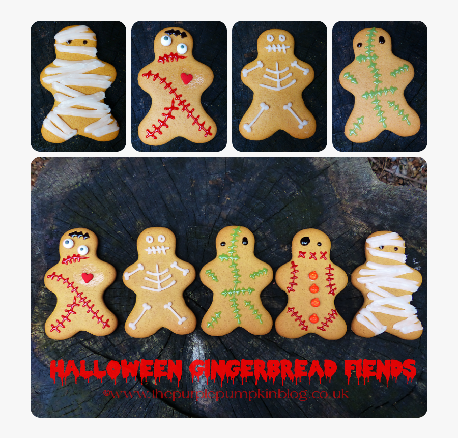 Clip Art Halloween Gingerbread Man - Gingerbread, Transparent Clipart