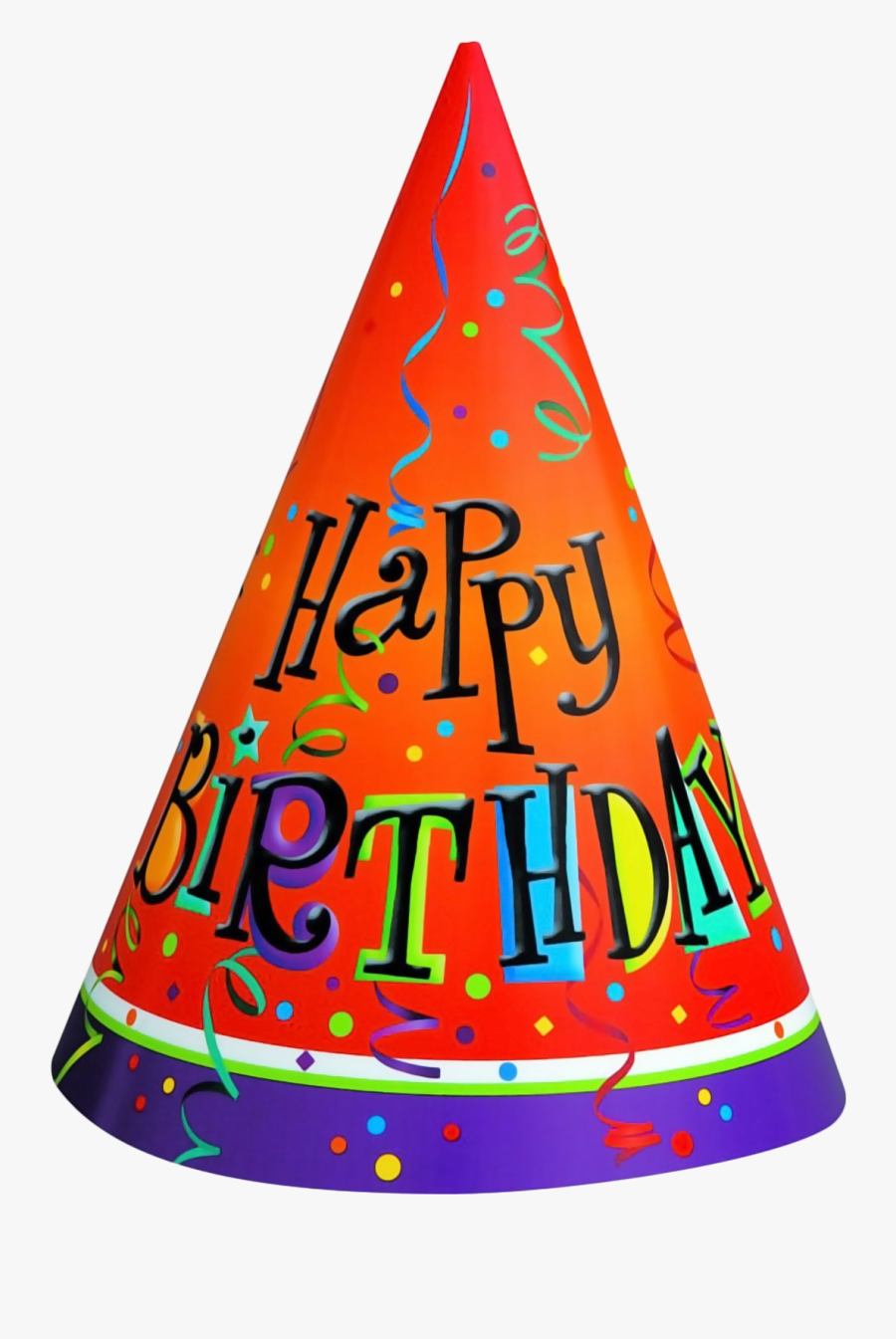 Birthday Hat - Happy Birthday Hat Png, Transparent Clipart
