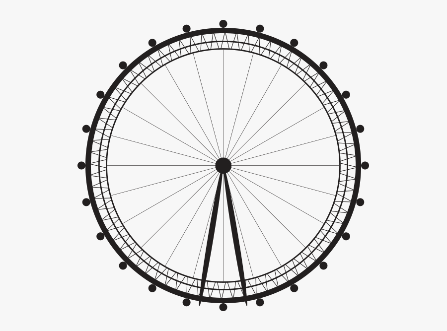 The World"s Tallest Observation Wheel, You Can See - London Eye Gif Png, Transparent Clipart