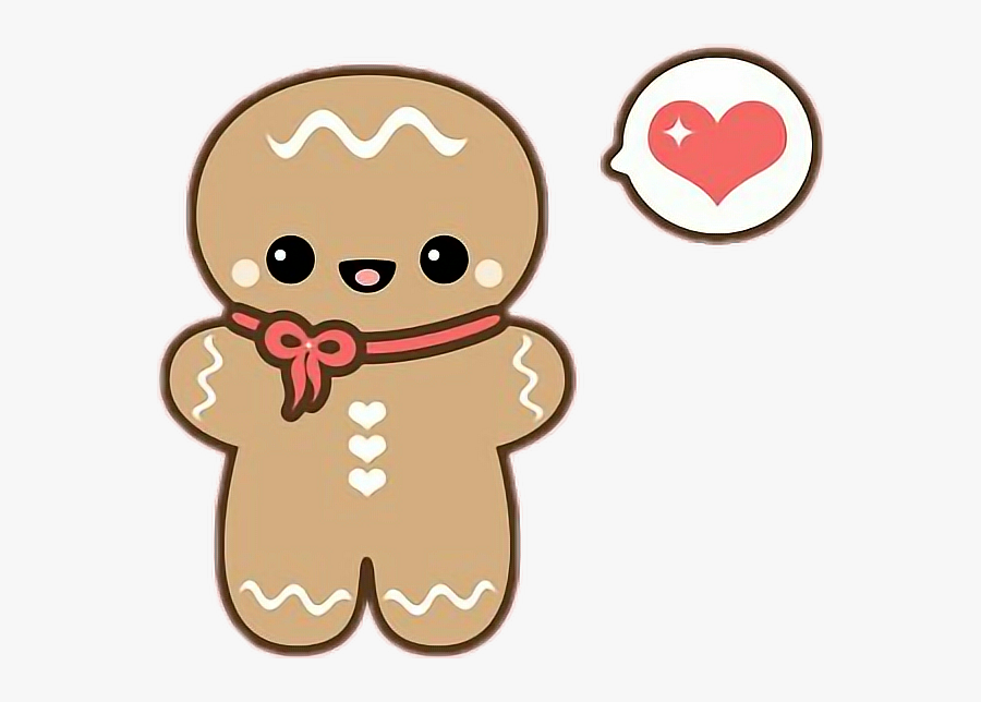 Transparent Gingerbread Cookie Png - Cartoon Cute Gingerbread Man, Transparent Clipart