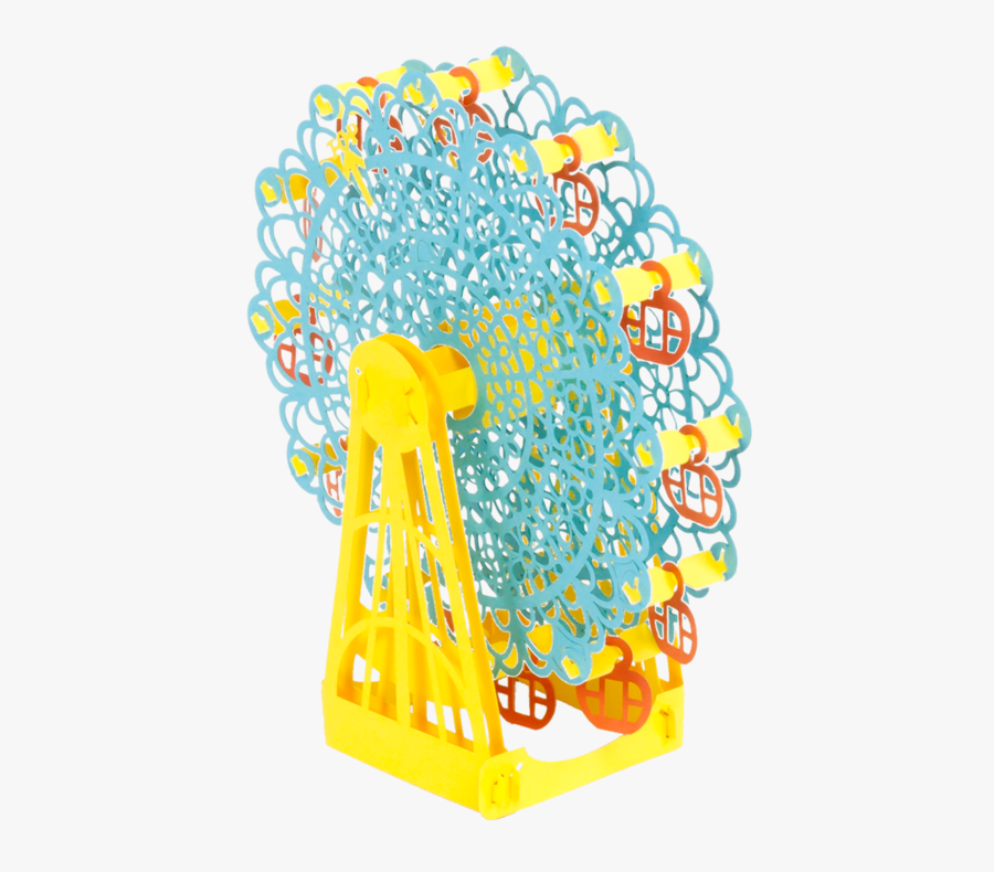Paper Pop Ferris Wheel - Pop Up Cards Transparent Background, Transparent Clipart